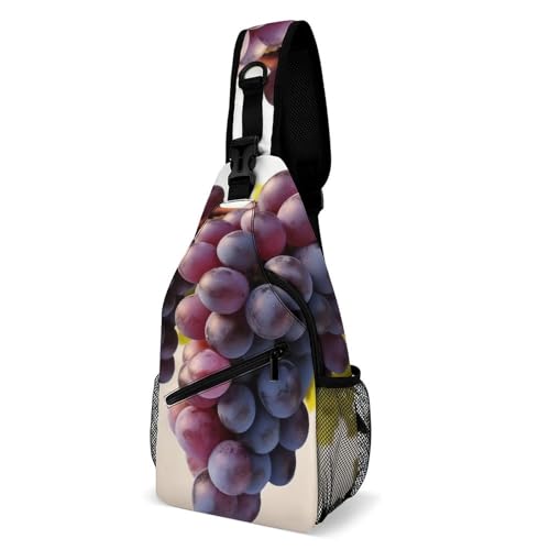 Morrales Desert Grapes Sling Bag para Hombre y Mujer