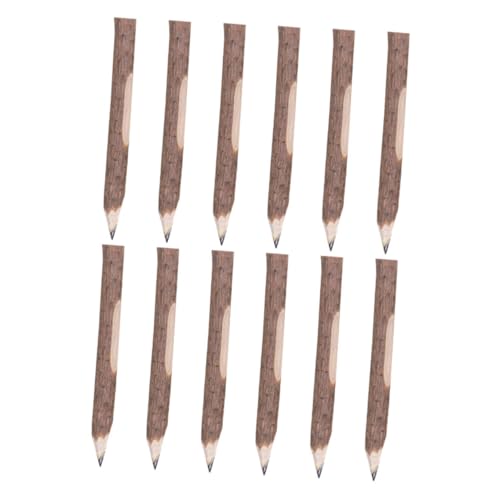 OSALADI 12 Piezas estudiantes dibujando lápices utiles escolares útiles escolares lápices de fiesta escolar lápiz de dibujo lápices antiguos pequeños lápices para juegos Madera