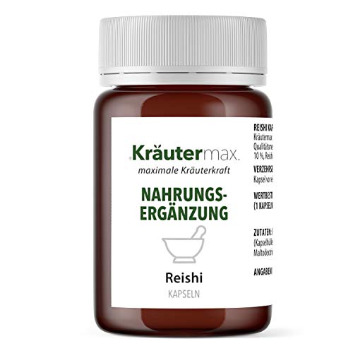 Cápsulas de extracto de reishi en polvo de hongos setas vitales veganas...