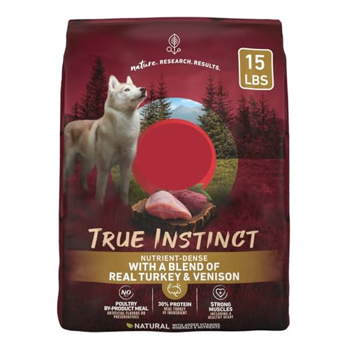 True Instinct Dry Dog Food Adult Turkey & Venison 15 lb