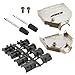 AVLIS-CO 1-1478762-5 Position 15 Two Piece Backshell Connector Silver 180Â° Shielded