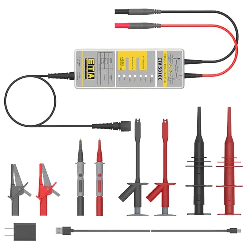ETA Oscilloscope Differential Probe 50/100/200Mhz oscilloscope high voltage differential probe HV isolation probe(ETA5010C 100Mh