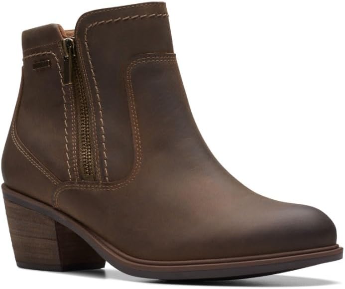 Clarks Women's Neva Zip Waterproof Ankle Boot