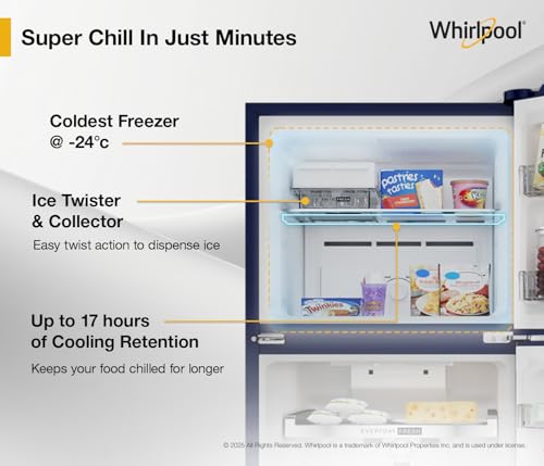 Image of Whirlpool 235 L 2 Star Frost-free inverter Double Door Refrigerator (NEO SP278 PRM SAPPHIRE ROSE(2S)-Y, 2026 Model)