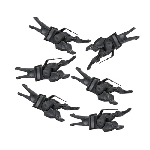 Menolana 6 Pieces Train Coupler,Hobby Train Coupler,Universal Portable Train Accessories, Spring Coupler for 1/87 Accessories