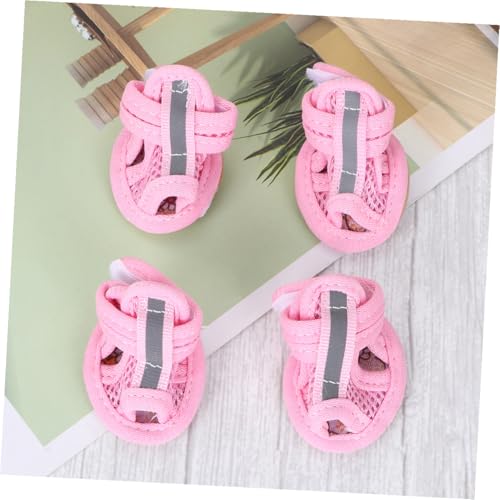 Sandale pour animaux de compagnie chiot 12 pièces rose - 8