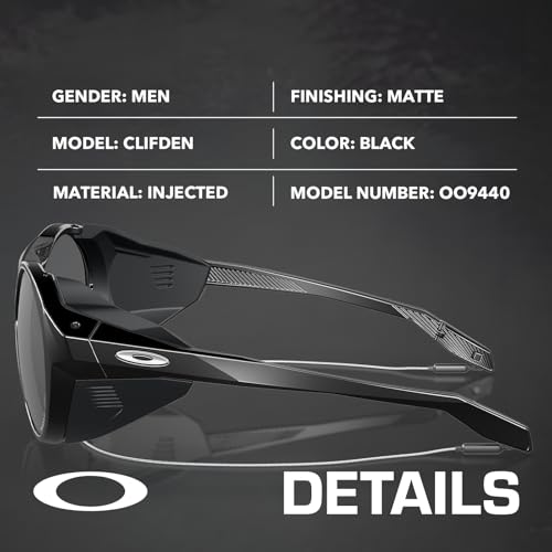Oakley OO9440 CLIFDEN MATTE Frame – PRIZM Lens, Polarized Round Sunglasses with Official Eyewear Kit Bundle2