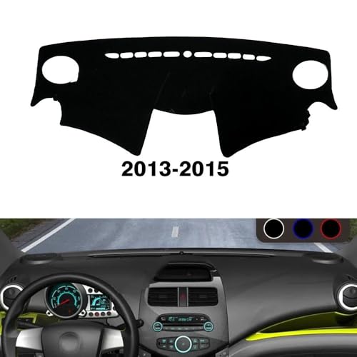 Tapis de tableau de bord Chevrolet Spark 2013-2015 rouge