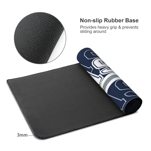Image of ANTKING Dallas Mouse Pad Custom Name and Number Desk Pad for Men Women Youth Gifts