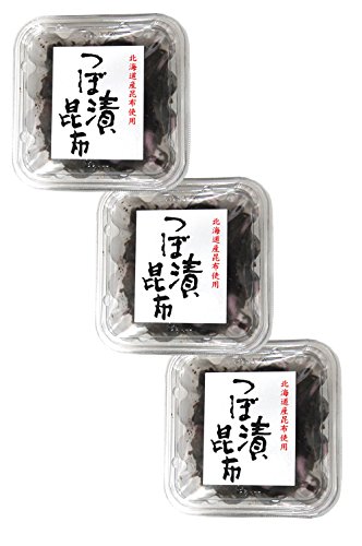 〔セット商品〕 つぼ漬昆布 200g×3個セット