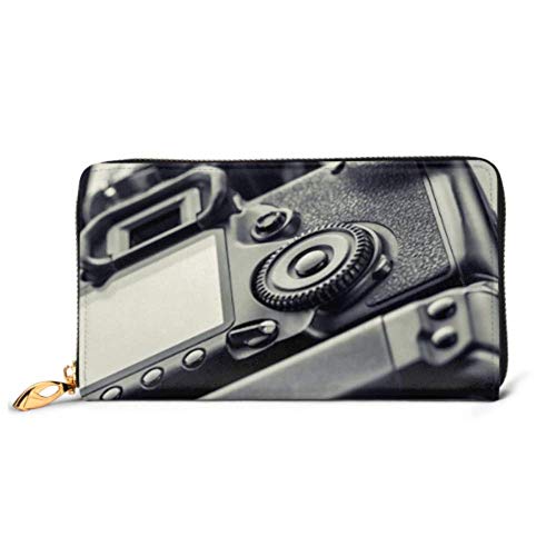 Preisvergleich Produktbild JHGFG Mode Handtasche Reißverschluss Brieftasche Nahaufnahme Ansicht Digitalkamera Telefon Kupplung Geldbörse Abendkupplung Blockieren Leder Brieftasche Multi Card Organizer