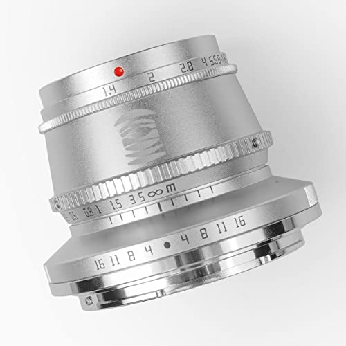 TT Artisan Objectif Grand Angle 35 mm F1.4 APS-C avec Mise au Point Manuelle Fuji X Mount Silver TTAL3514FXS Cover