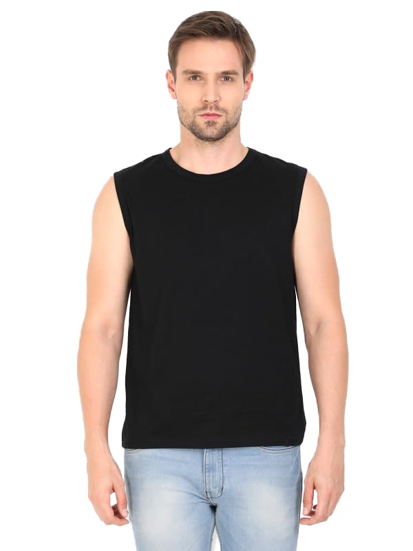 Men's Solid Color Gym Vest – Lightweight Performance Athletic Tank