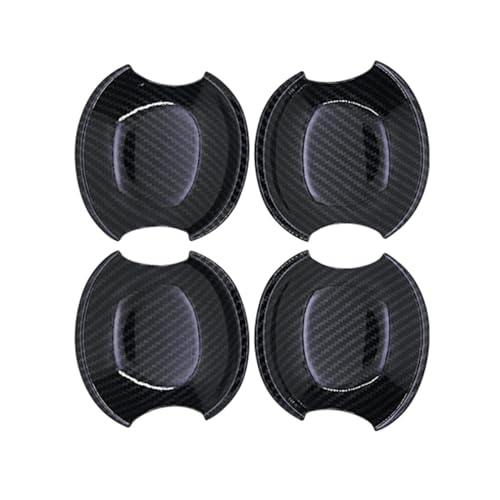 Pegatinas de ajuste de fibra de carbono para manija de puerta de Lincoln MKZ MK1 2006-2012