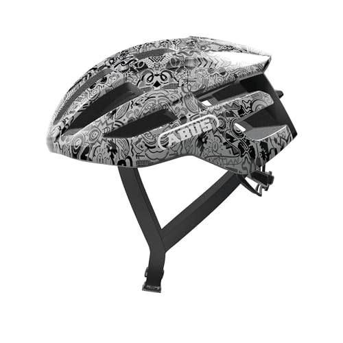 ABUS Rennradhelm PowerDome - leichter Fahrradhelm mit cleverem Belüftungssystem und aerodynamischem Profil - Made in Italy - für Damen und Herren - Erlkönig, Größe M