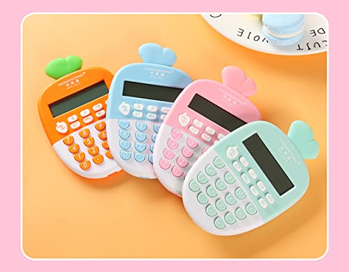 Miedeon Kawaii Portable Calculator Cute Carrot Mini Student Portable Computer Small Mini Simple Calculator Calculators For Students Calculators Desktop (Blue) #TOP6