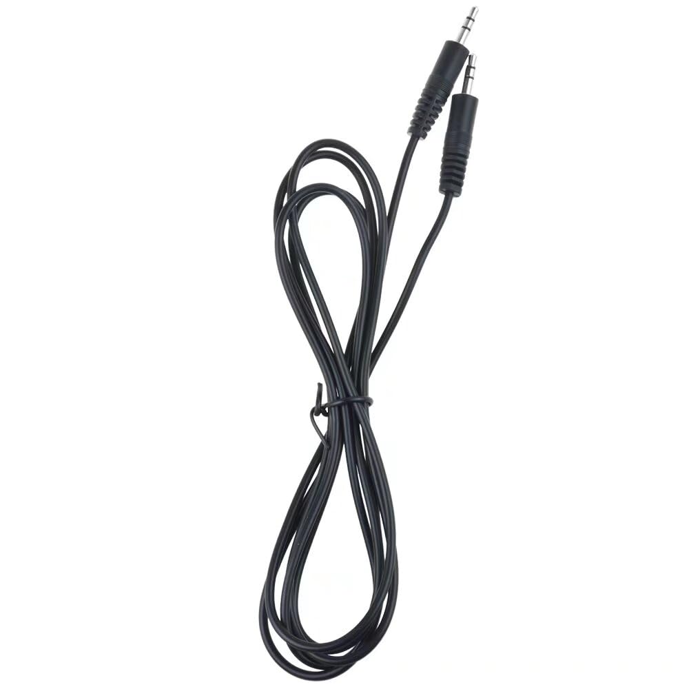 Dysead 6ft Black Premium 3.5mm 1/8" Audio Adapter Cable Line-in Cord Compatible with Roland Digital Piano Keyboard