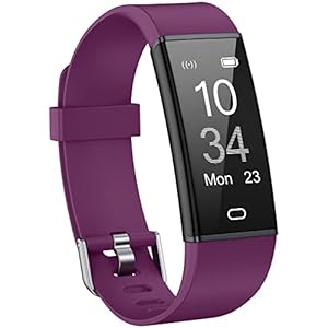 LIVIKEY Fitness Tracker Watch with Heart Rate Monitor, Step Counter Activity Tracker with Pedometer & Sleep Monitor, Calories, Step Tracking for Women Men Compatible with Android iOS