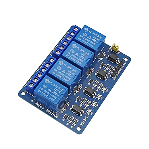 Módulo de relé de 5V 12V 24V de 8 vías optoacoplado para domótica 6