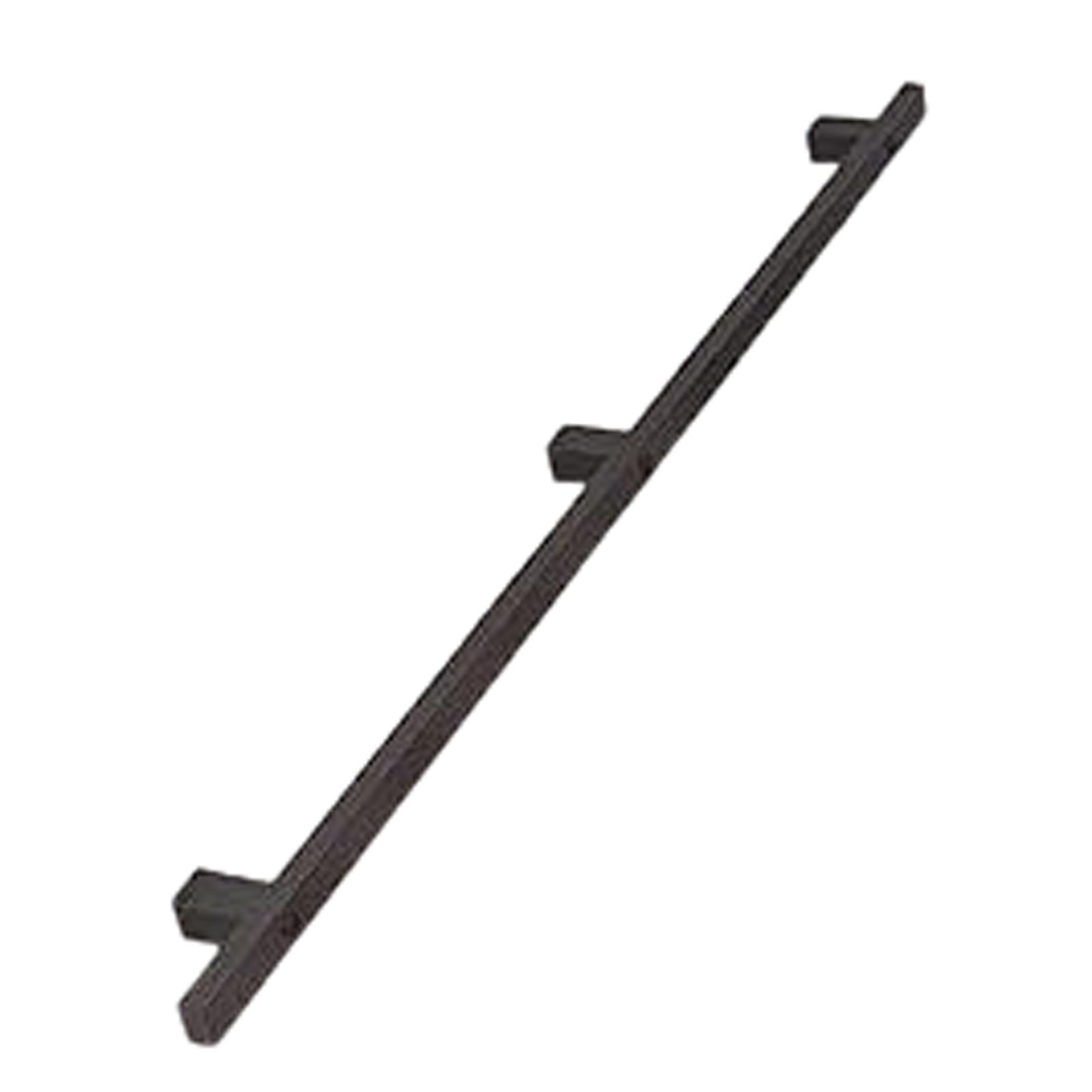 Garde-corps industriel en fer forgé robuste et élégant pour marches d'angle