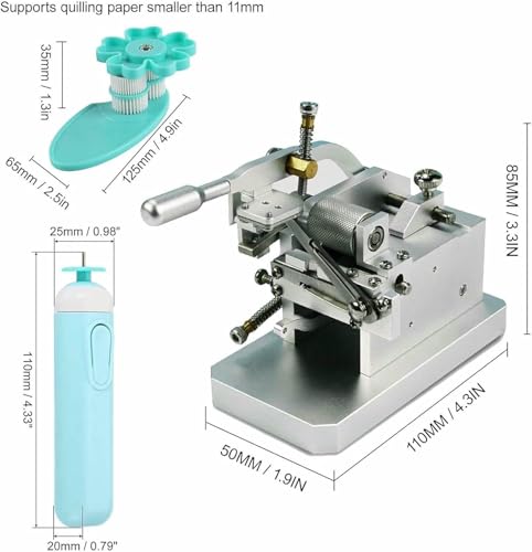 Máquina de flecos para quilling ajustable que evita el corte manual lento con tijeras 5