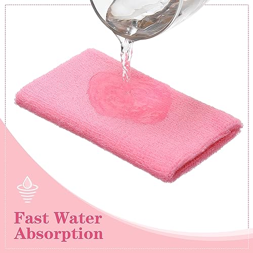 WILLBOND 6 Inch Wrist Sweat Bands for Men Women Tennis Elastic Athletic Long Sweatband Wrist Absorbent for Basketball Tennis Running Outdoor Activity