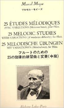 25 Etudes Melodiques Avec Variations - Flute Composed By Marcel Moyse. For Flute.