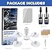 NASILOOP Windshield Repair kit, Quick and Efficiency Glass Repair Fluid, Car Windshield Crack Repair Resin Kit for Fixing Chips, Bulls-Eye, Cracks and Star-Shape Cack-2 Pack