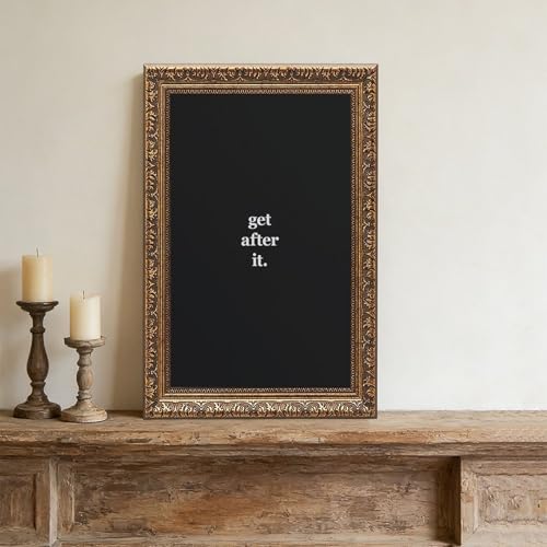 Poster cadre doré Get After It avec citations de motivation - 4