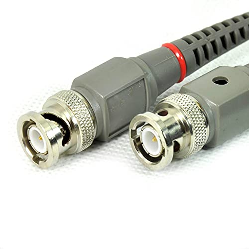Chesoon P6100 100-MHz-Oszilloskop-Tastkopf mit Clip-Tastköpfen mit BNC-zu-Mini-Grabber-Messleitungen für die meisten Oszilloskope