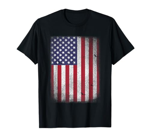 Pasión de los Estados Unidos . Camiseta Bandera Americana ee.uu. Camiseta Black S Manga Corta Hombre Unisex niños