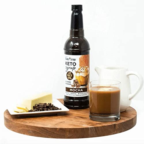 Jordan's Skinny Mixes Syrups - Sugar Free Zero Carb Keto Mocha Syrup With Mct Oil, 25.4 Fl Oz (Pack Of 1) #TOP1