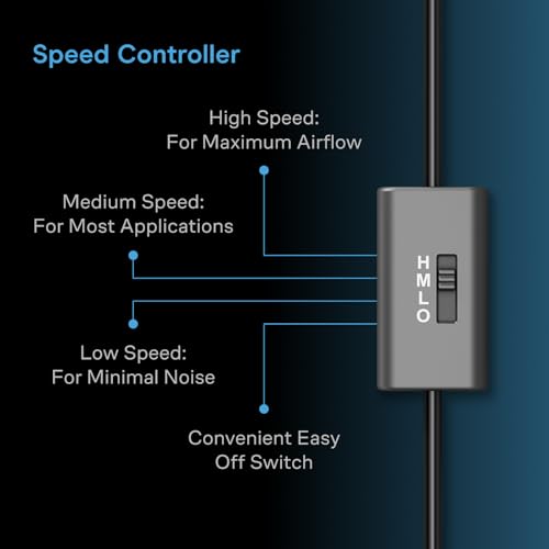 Image of AC Infinity MULTIFAN S3 Quiet 120mm USB Fan for Receiver DVR Playstation Xbox Computer Cabinet Cooling