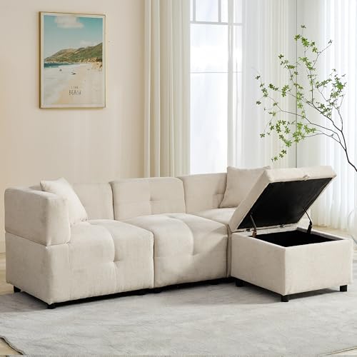 BTM 3 Seater Corner Sofa with Storage