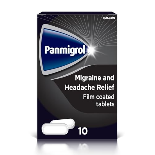 Panmigrol Migraine and Headache Relief Tablets Paracetamol Aspirin and Caffeine Triple Action Formula 10 Tablets