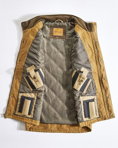 Men's Waxed Canvas Carry Vest - Interior Pockets for All Sized Handgun2