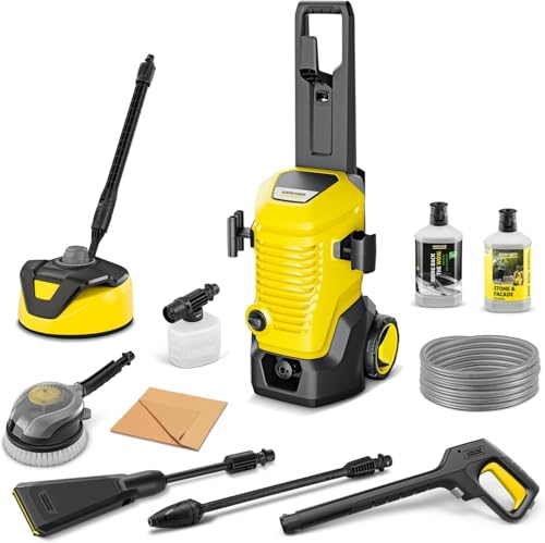 Kärcher K 5 WCM Flex eco!Booster Car & Home, Presión: máx. 145 bar, caudal: 500 l/h, cobertura: 40 m²/h, peso: 12,5 kg, manguera de alta presión, eco!Booster, kit de coche y hogar