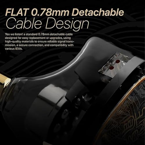 Image of Tangzu Wan'er S.G 2 Wired IEM Earphone with Mic, 10mm PET Diaphragm Dynamic Driver In-Ear Monitor earbuds with Ergonomic Resin Housing, Detachable 0.78mm 2-Pin Silver-Plated (White, Type-C, Mic)