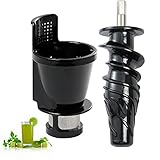 8006 Juicer Auger with Juicing Screen Replacement for Omega Slow Vertical Masticating Juicer 8004, 8005, 8006, NC800, NC900 Juicer Accessories
