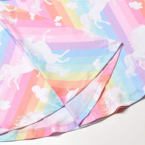 Image of Jxstar Matching Girls & Doll Flower Dresses Sleeveless Summer 18 inch Dolls Clothes