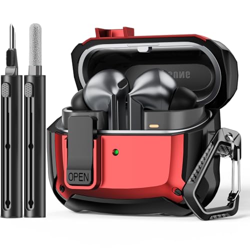 Image of Compatible with Samsung Galaxy Buds3 FE (2025) / Buds3 Pro (2024) / Buds 3 Case (2024) with Secure Lock Clip & Cleaning kit