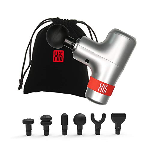Pistolet de massage vibrant avec 6 vitesses et 6 têtes pour la récupération