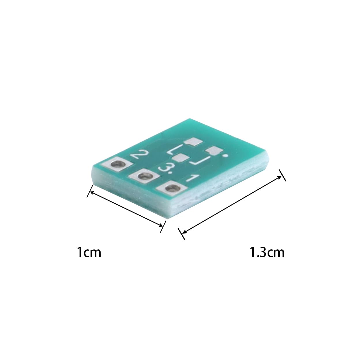 Adattatore SMD SOT23-3 a DIP SIP3 a doppia faccia da 50 pezzi, scheda PCB con presa SOT SIP IC, convertitore fai da te per prodotti elettronici