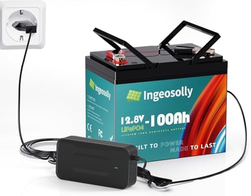 Anern LiFePO4 Batterie 12V 50Ah - Leichter Lithium Akku Für Wohnmobile & Solar