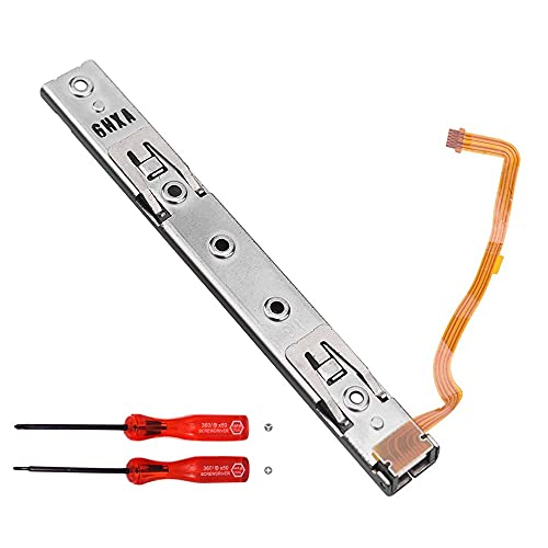 Rinbers® Original Left Slide Rail Slider Bracket with Sensor Flex Cable Replacement for Nintendo Switch NS 2017 Console with Opening Tool Rinbers® Original Left Slide Rail Slider Bracket with Sensor Flex Cable Replacement for Nintendo Switch NS 2017 Console with Opening Tool