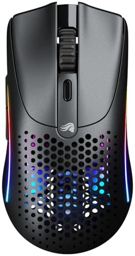 Model O 2 Mini Wireless Gaming Mouse - superlegg. 57 g, 210 h batteria, dual wireless 2,4 GHz, Bluetooth 5.2, sensore ottico 26.000, 80M di clic, 6 tasti programmabili, sparatutto - Nero - Mouse gaming - Immagine 10
