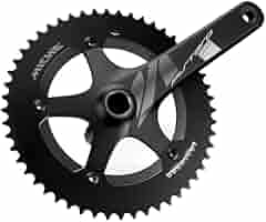 Miche Pistard 2.0 Chainset 165㎜　48T ブラック Miche Pistard 2.0 クランクセット 48T 165mm アルミニウム