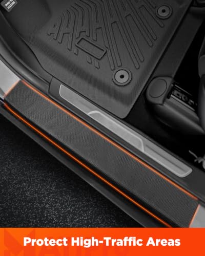 Image of Floor Mat Backrest Cargo Liner Sill Guard for Jeep Grand Cherokee 2011-2021 | TPE All Weather Easy-install & remove Odorless Waterproof No Trim Non-slip Easy-clean Stay in Place Durable Full Set