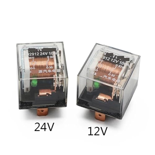 Relé de 24V 5 pines y 100A para control eléctrico de automoción 2