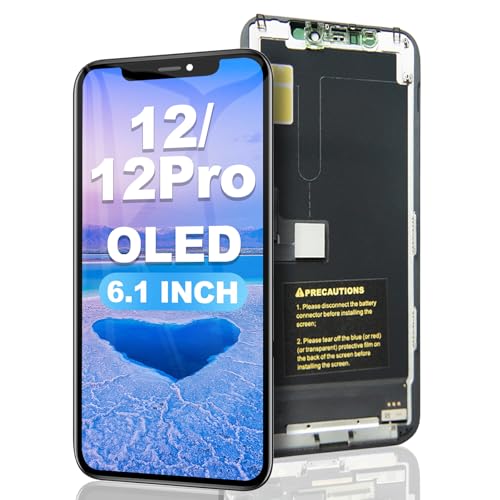 Écran de rechange OLED pour iPhone 12 et 12 Pro rendu FHD et tactile fluide